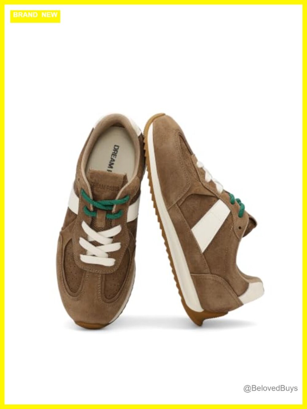 Genuine Leather Retro Barefoot Sneakers Lace-Up Casual